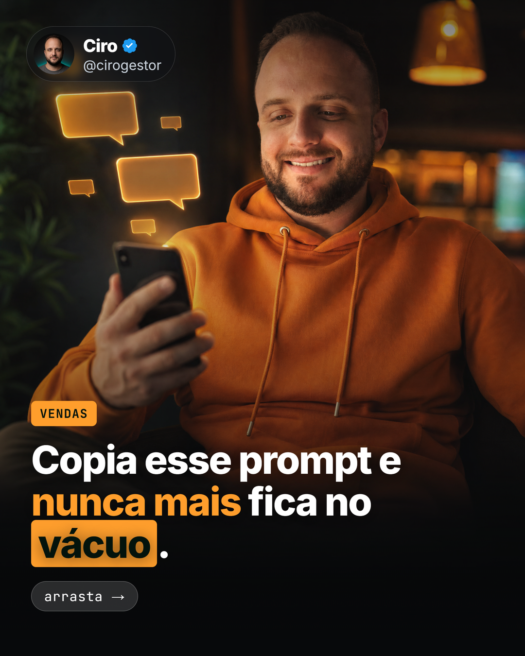 Carrossel criado pela máquina, no automático